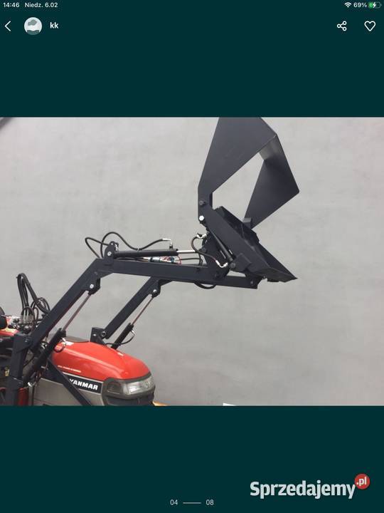 Tur ładowacz czołowy kubota Iseki Yanmar Somonino