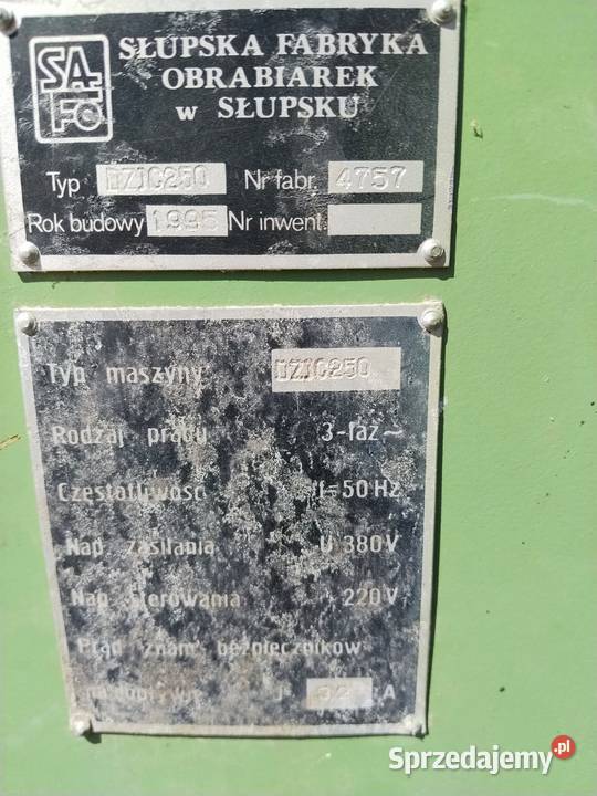 Szlifierka długotaśmowa SAFO Pozostałe Wejherowo sprzedam