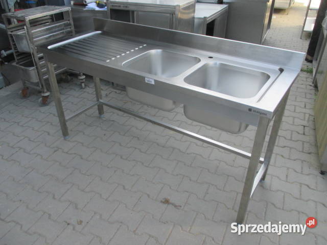Stół Zlew Gastronomiczny 2 Komorowy Z Blatem Gastronomia Ostrów Wielkopolski