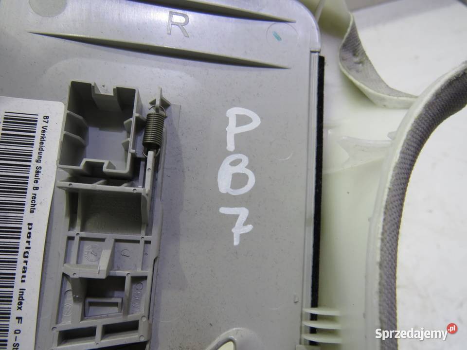 PLASTIK OSŁONA SŁUPKA PASA PRAWA VW PASSAT B7 Podszybia Motoryzacja