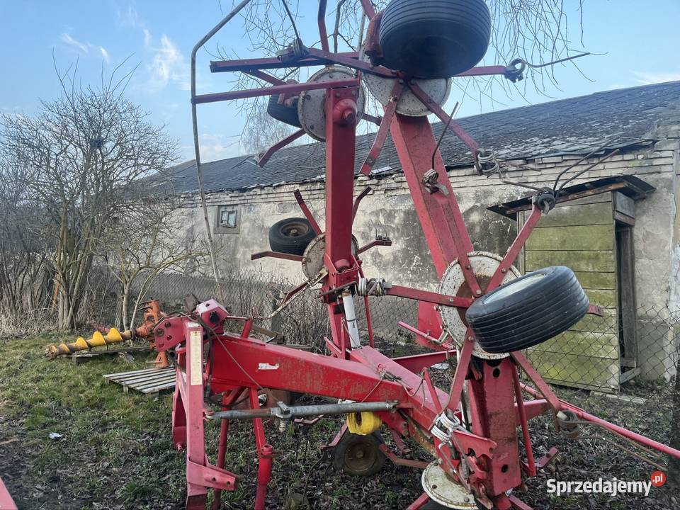 Przewracarka JfSTOLL 6 gwiazd Zgrabiarki i przetrząsacze mazowieckie Krzesk-Królowa Niwa