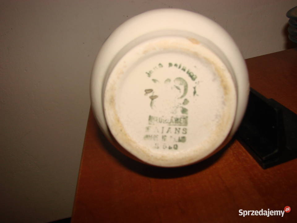 Włocławek fajansowy wazonik 145 PRL Pruszcz Gdański sprzedam