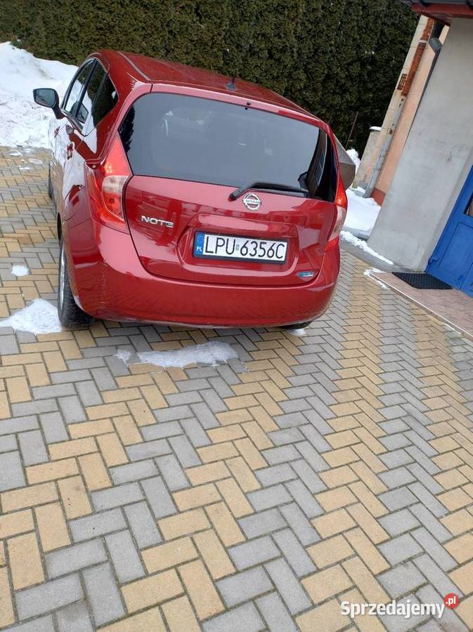 Sprzedam Nissan note e12 12 benzyna 80 centralny zamek Puławy sprzedam