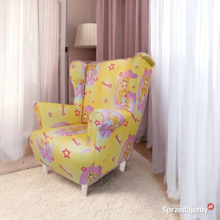 Fotel Uszak Mini Dziecięcy Wzorzysty Dostawa 0