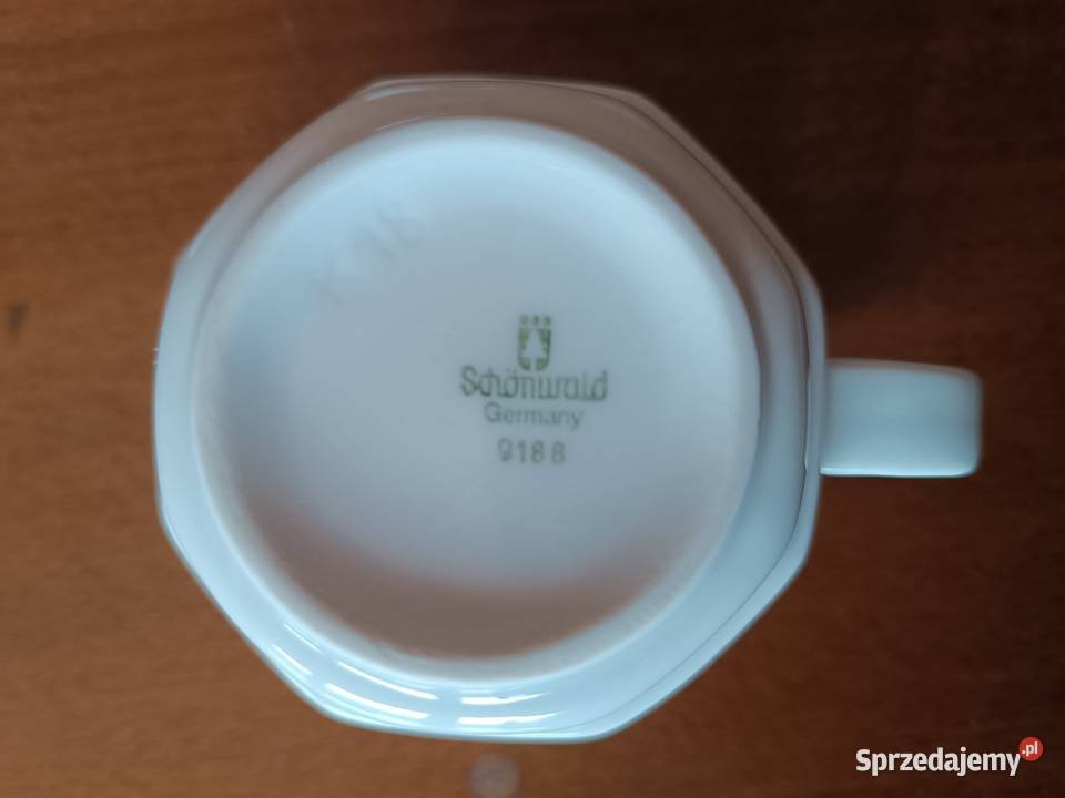 Komplet do kawyherbaty 6 osób biała niemiecka Szczyrk