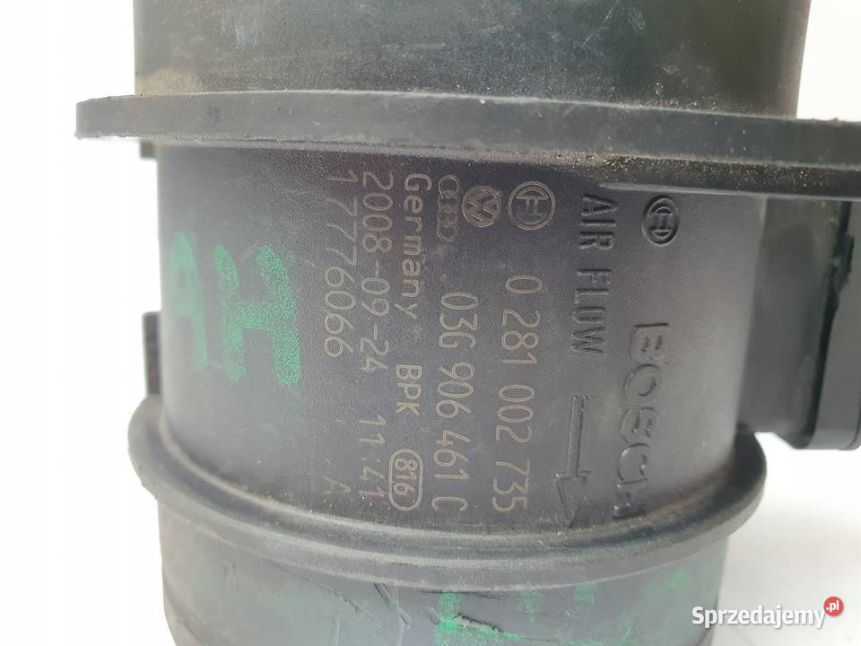 PRZEPŁYWOMIERZ Audi A4 B8 A5 A6 VW Passat B6 20 Chełm sprzedam