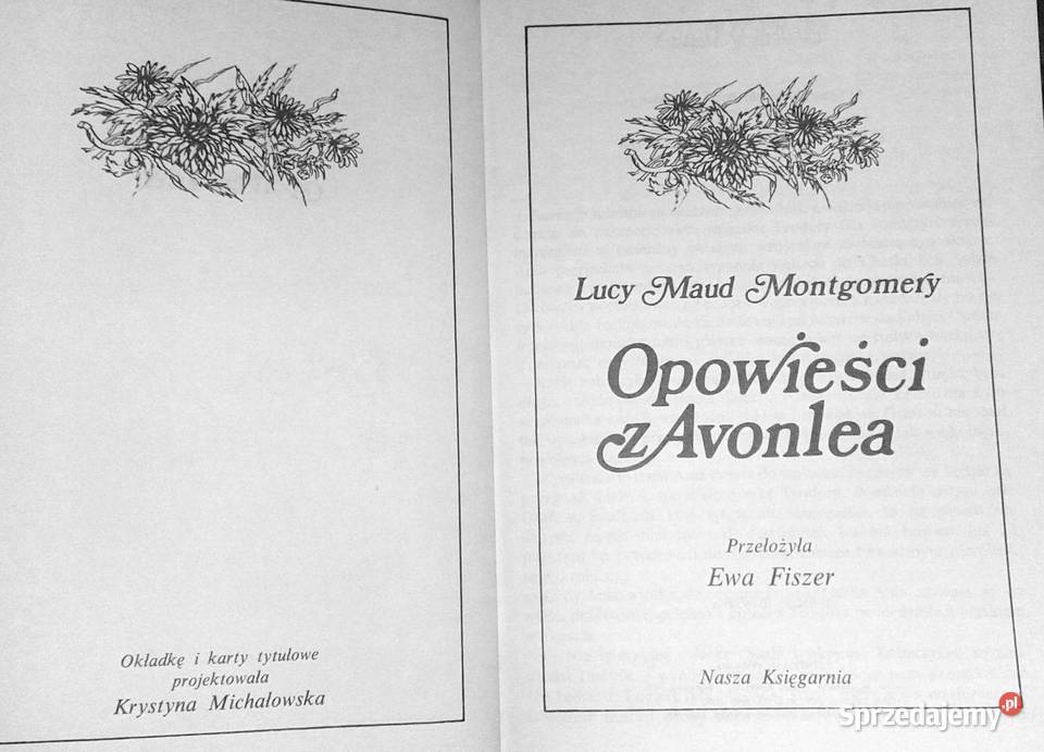 Opowieści z Avonlea Lucy Maud Montgomery