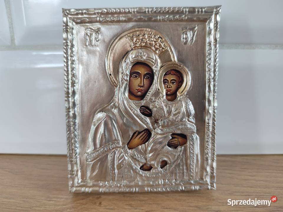 Piękna ikona Matki Boskiej Wskazującej drogę