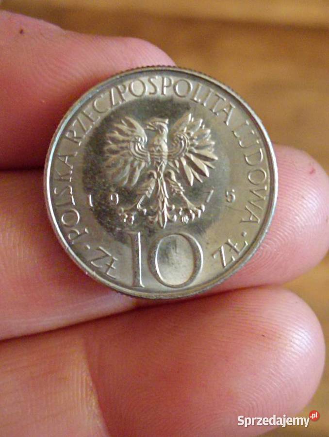 Sprzedam monete 10 zl 1975 r adam Mickiewicz Numizmatyka sprzedam
