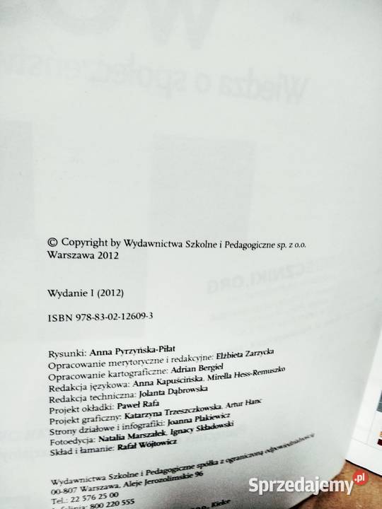 prostu wos podręcznik WSiP Warszawa sprzedam