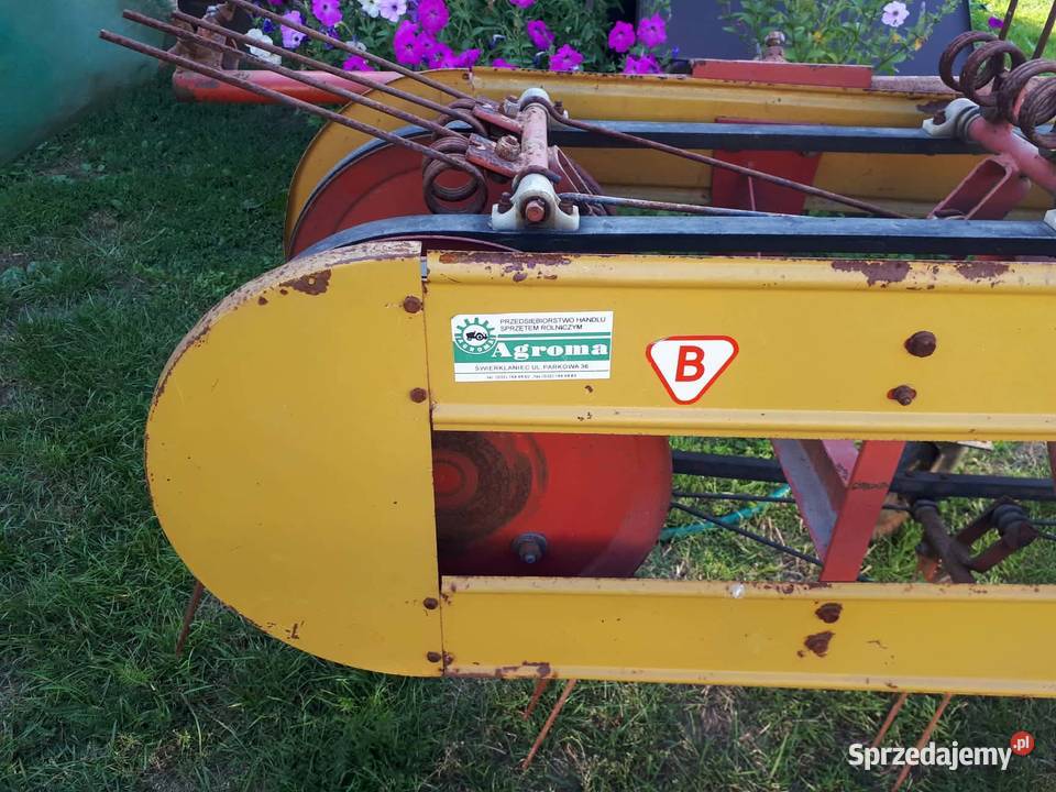Przetrząsaczo zgrabiarka taśmowa nieuszkodzony opolskie Gorzów Śląski