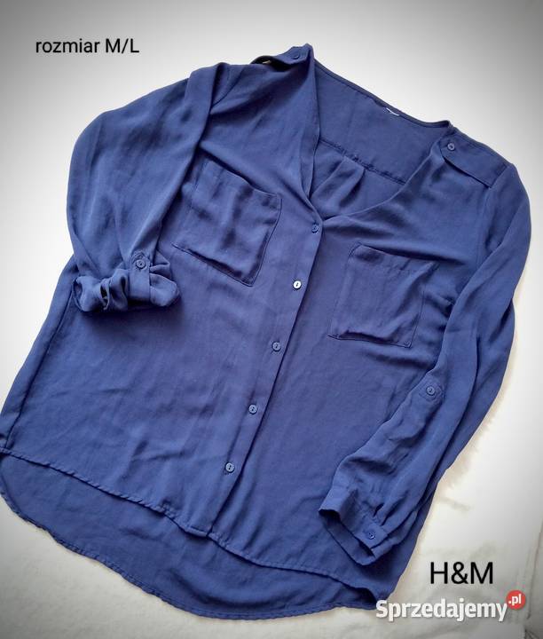 Granatowa koszula HM ML Nysa