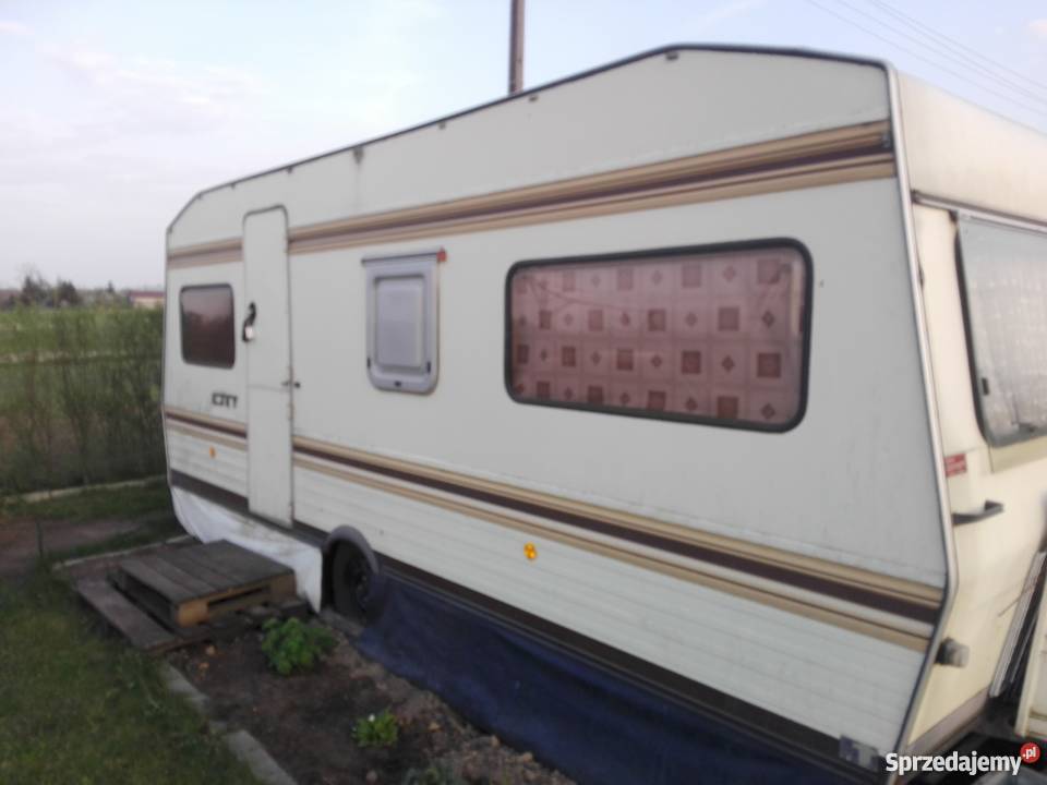 sprzedam przyczepę kempingową burstner city mazowieckie Wola Rasztowska sprzedam
