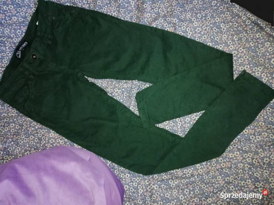 CA spodnie materiałowe zwężane rurki skinny miły Długie Leszno