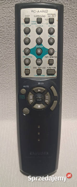 oryginalny pilot marki Aiwa model RCAAR02 Łódź