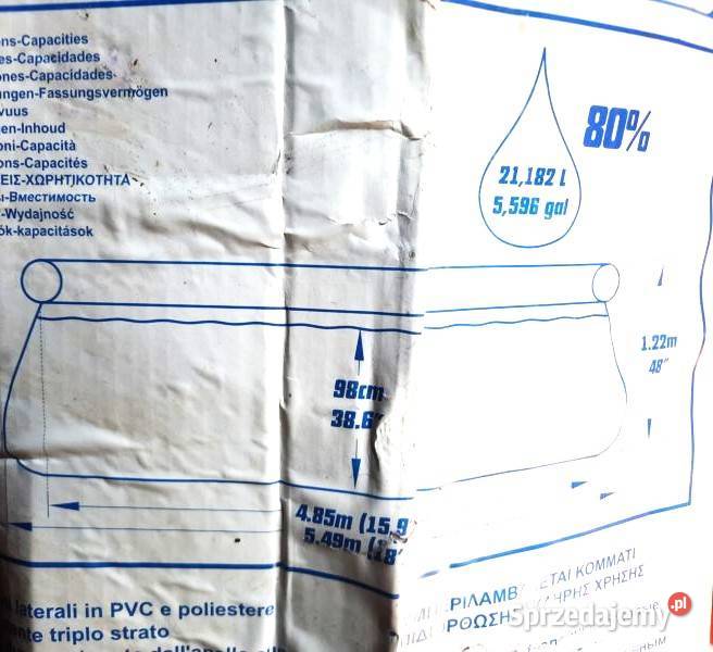 Basen Bestway 549m x 122m kujawsko-pomorskie