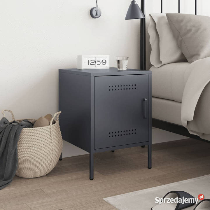 Szafka nocna antracytowa 36x39x505 stal WM842914 mazowieckie Warszawa