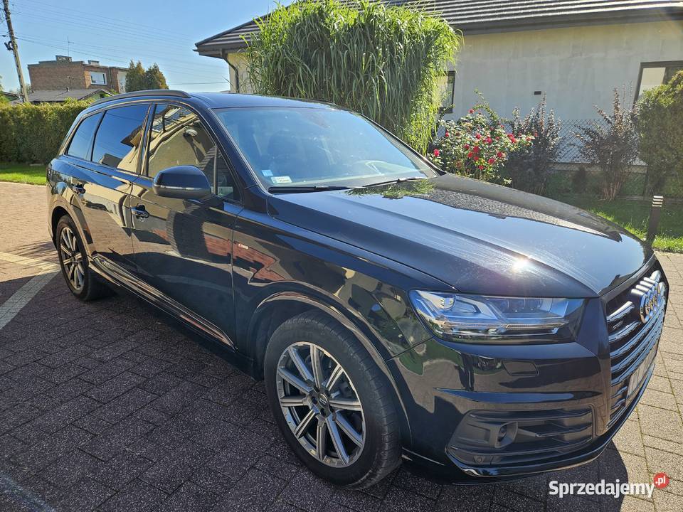 Audi Q7 II 30 50 TDI QUATTRO 7 osobowy Krajowy 286KM Czarny Las