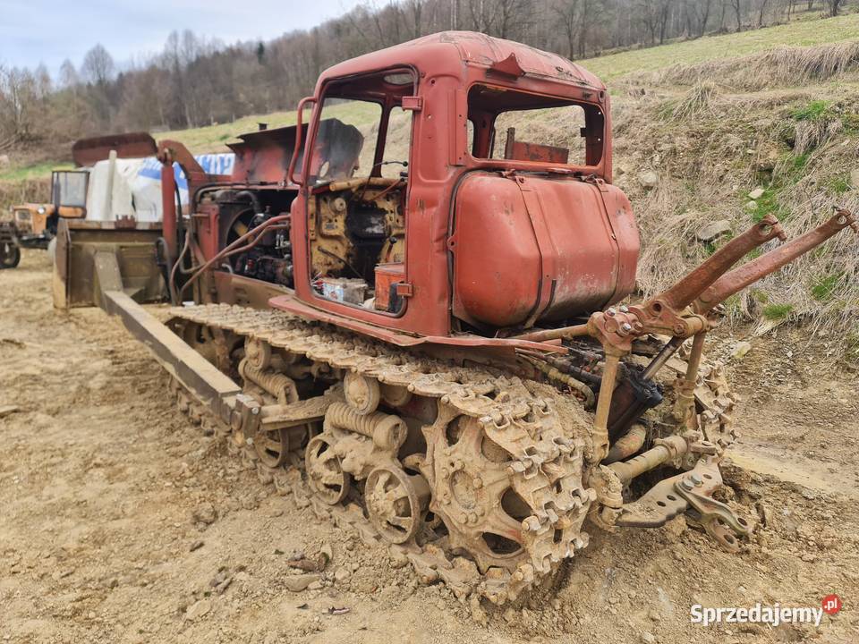 DT75 spychacz gąsienicowy małopolskie Więciórka