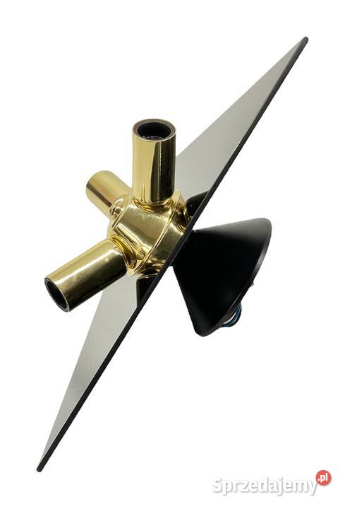 Lampa trójkątna sufitowa czarny małopolskie Kraków sprzedam