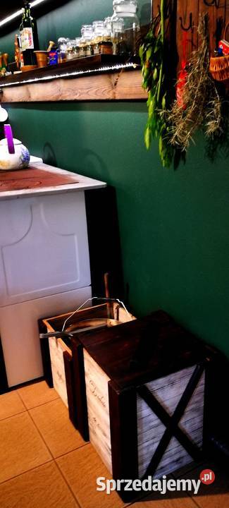 Skrzynka na winyle skrzynka na drewno do kominka Radków sprzedam
