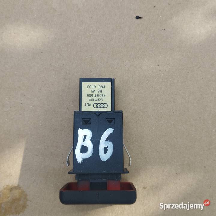 Włącznik świateł awaryjnych audi a4b6 8d0941509 Serpelice