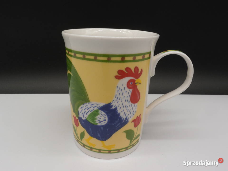 Porcelanowy Kubek Crown Trent Motyw Koguta Fine Raszków