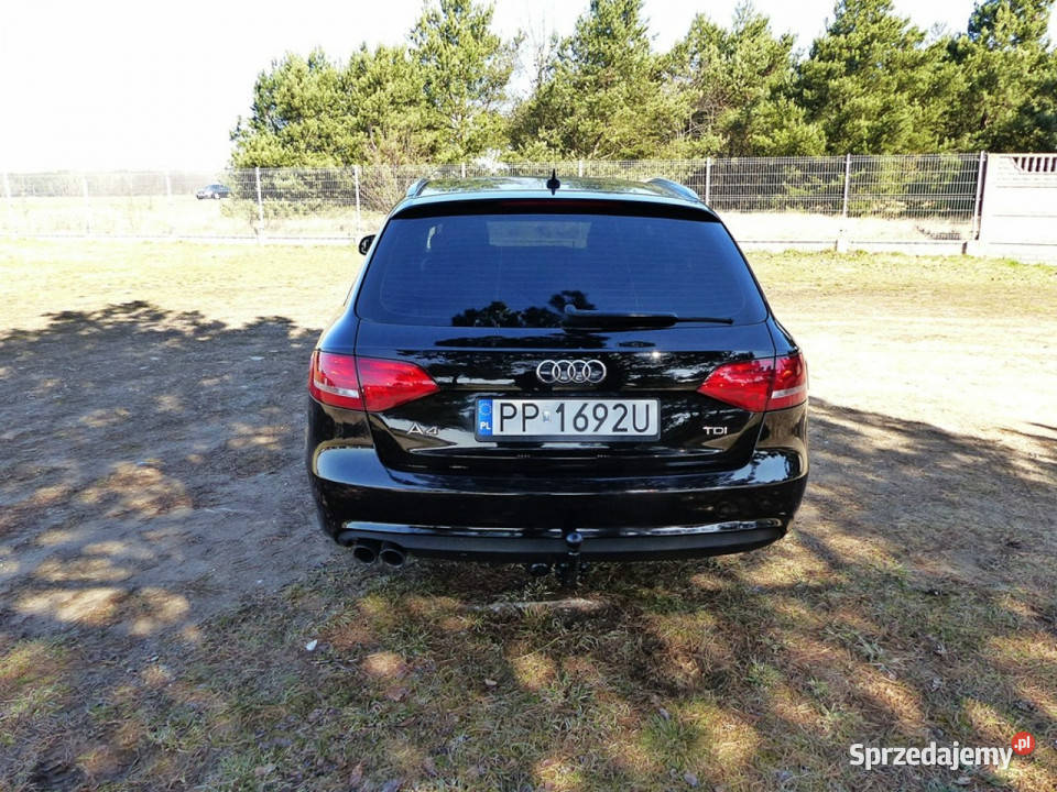Audi A4 20 TDI 190ClimatronicAluNaviSkóryPełna przyciemniane szyby Piła