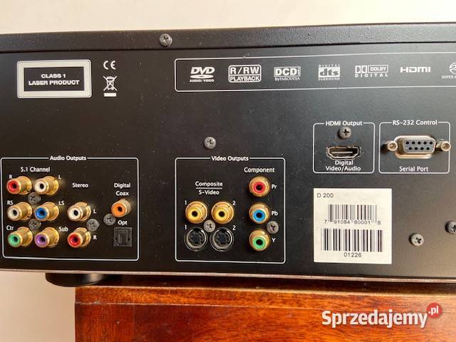 PARASOUND D200 CLASSIC Odtwarzacz wieloformatowy Witnica