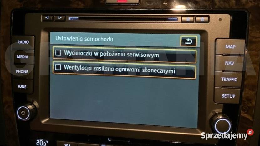Polskie menu polski lektor mapa Volkswagen VW Łódź sprzedam