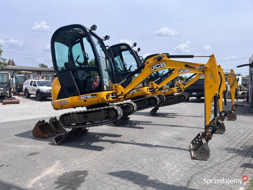 Mini koparka JCB 8018 z 2017r Ładna 1800