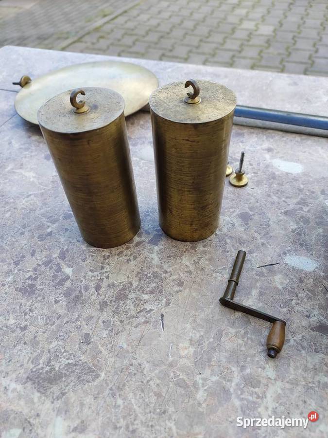 141 Zestaw mechanizm starego zegara linkowego