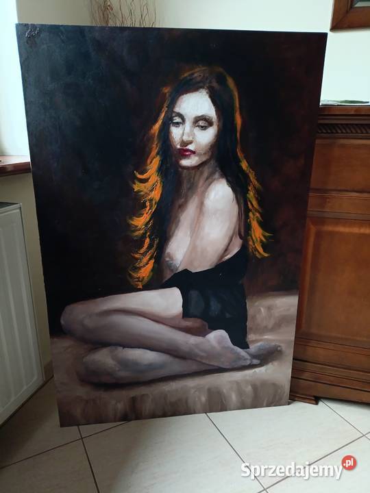 XXL duży obraz olejny Marek Grzegorz Whisper of Poznań