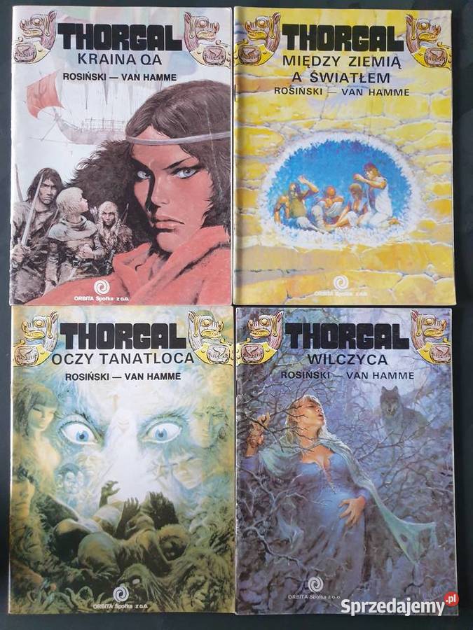 Thorgal 9 komiksów wydanie pierwsze Orbita Gdynia