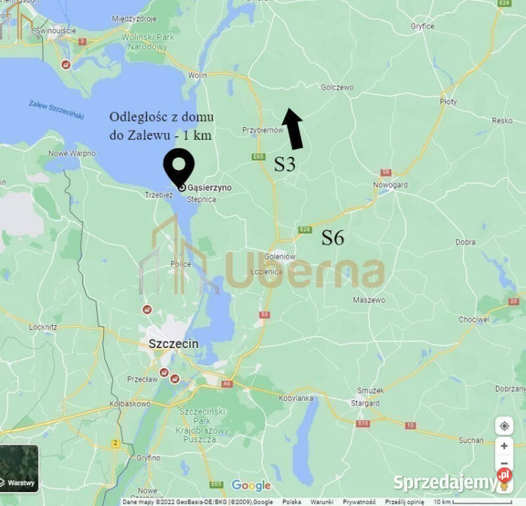 Dom mocy i garaż wodą światłowód zachodniopomorskie Gąsierzyno