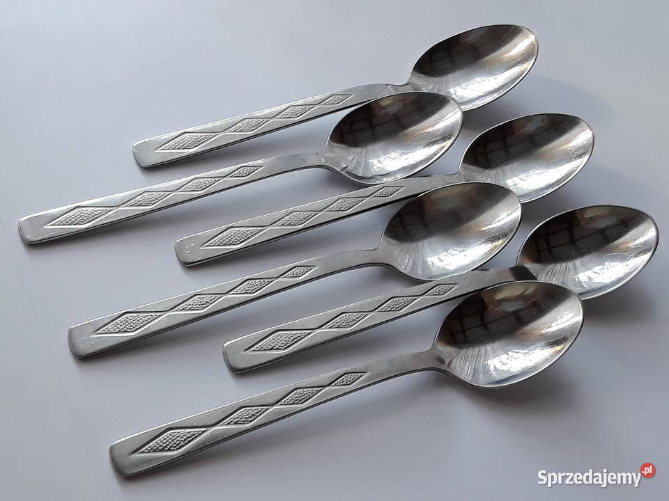 Łyżeczki do herbaty 1 ROMBY KARO Gerlach sztućce Sztućce Dąbrowa Górnicza