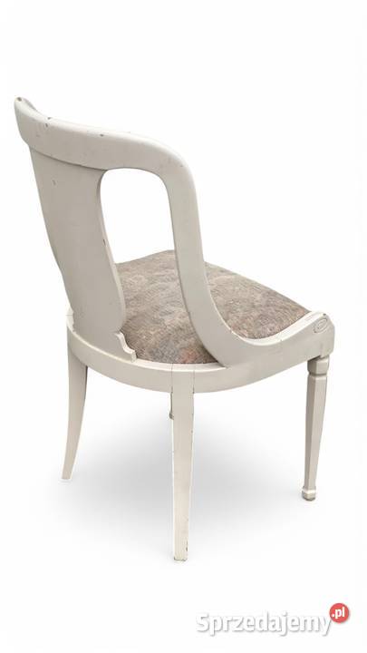 Stylowy biały stolik z czterema krzesłami Stoły z krzesłami Gryfice