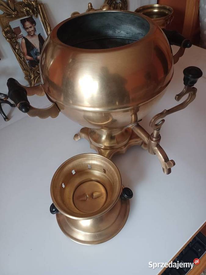 Samowar elektryczny mosiężny Poznań