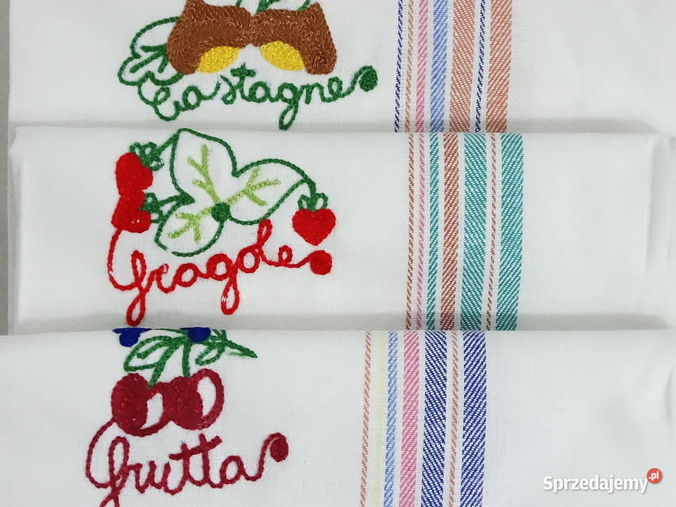 Komplet 4 ścierek kuchennych 51x69 100 Bawełna Pozostałe Biłgoraj