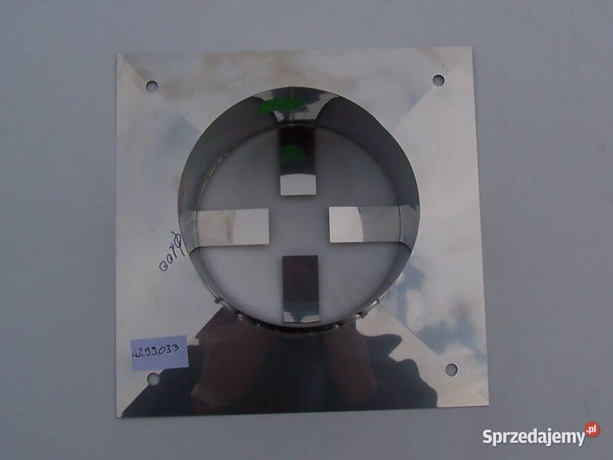 Przykrycie szachtu komina z kołnierzem stal Kotły i Piece CO