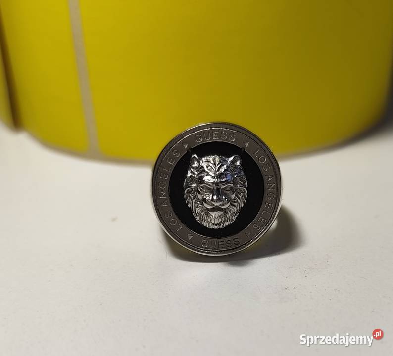 sygnet pierscionek Guess Lion Coin nienoszony Pierścionki kujawsko-pomorskie