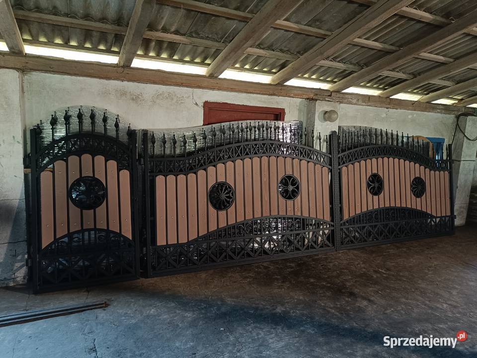 Brama Wjazdowa Dwuskrzydłowa Kuta Pręt Pełny Starachowice sprzedam