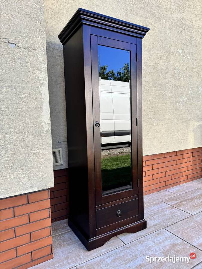 Komoda drewniana szafka regał witryna kolonialna Warszawa