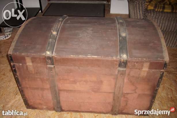 Mebel ozdobnySkrzynia posagowakufer podróżny Barlinek