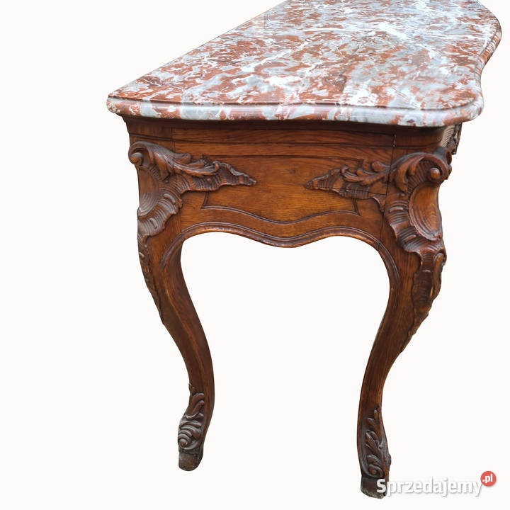 RZEŹBIONY STOLIK KONSOLA LUDWIKOWSKA Szczecin
