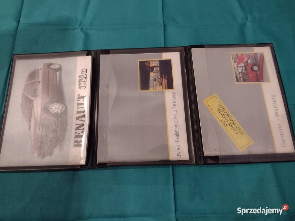 RENAULT CLIO 1 Instrukcja Obsługi książka serwis motoryzacja, transport Poradniki, albumy i reportaże