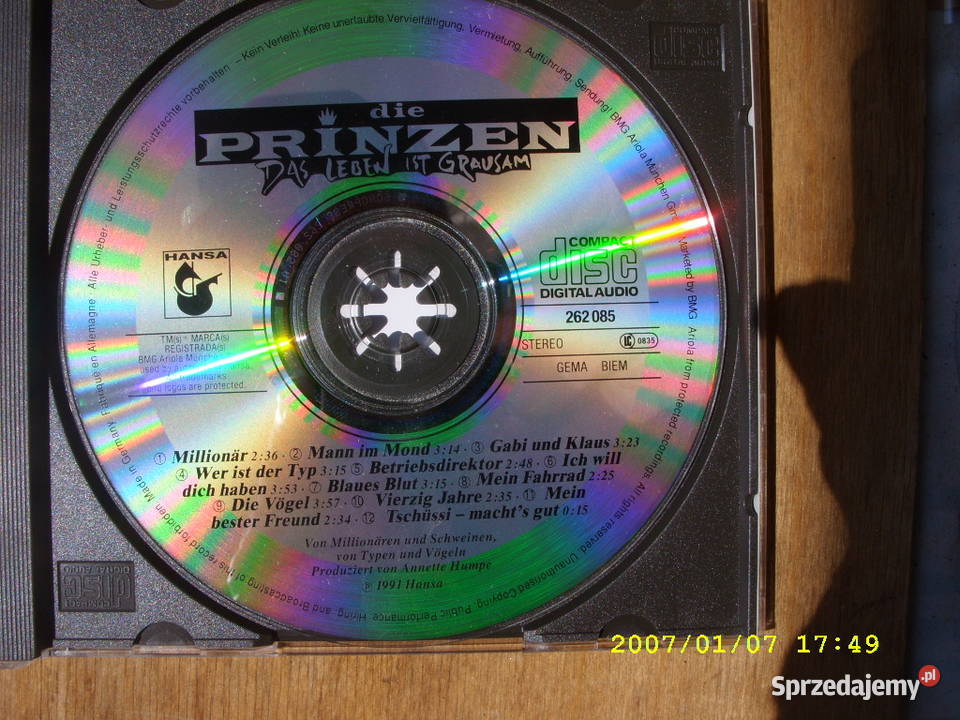 POP CD PRINZEN2 PLYTY CD