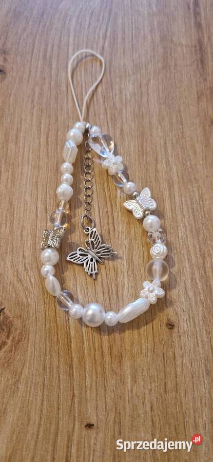 Zawieszka do telefonu smycz brelok motylki motyl Pozostałe małopolskie