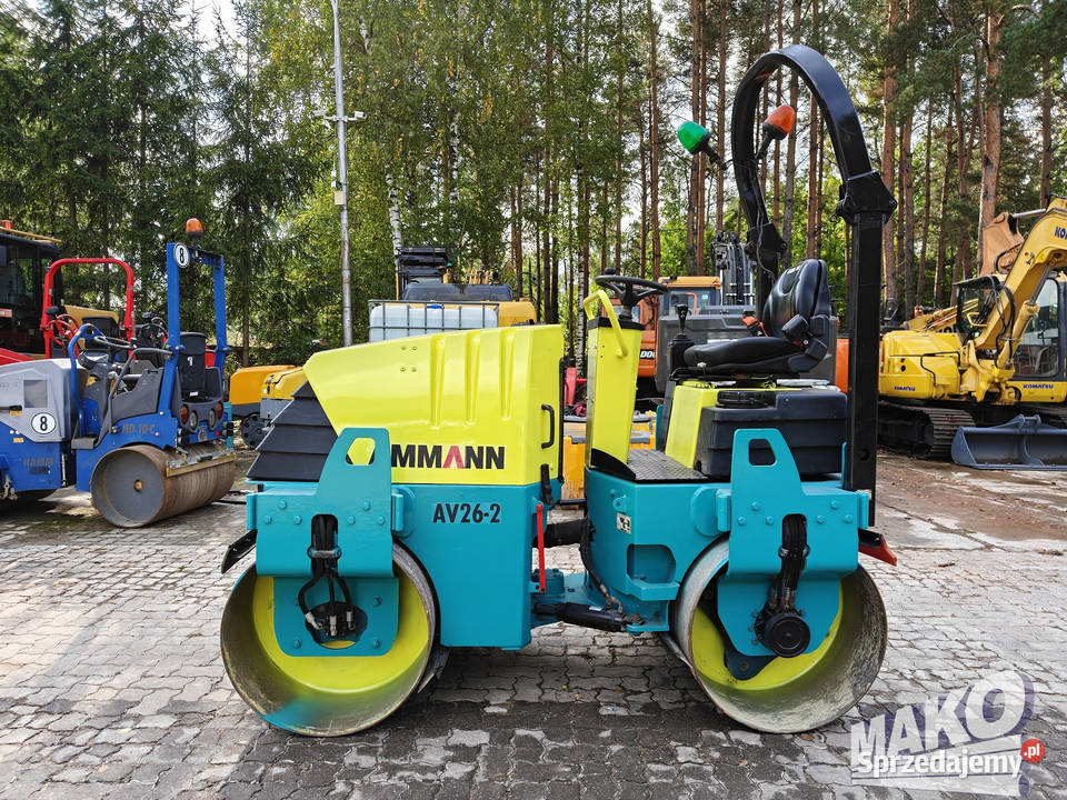 Walec dwubębnowy AMMANN AV262 Przegubowy tandem pełny VAT Ostrowiec Świętokrzyski