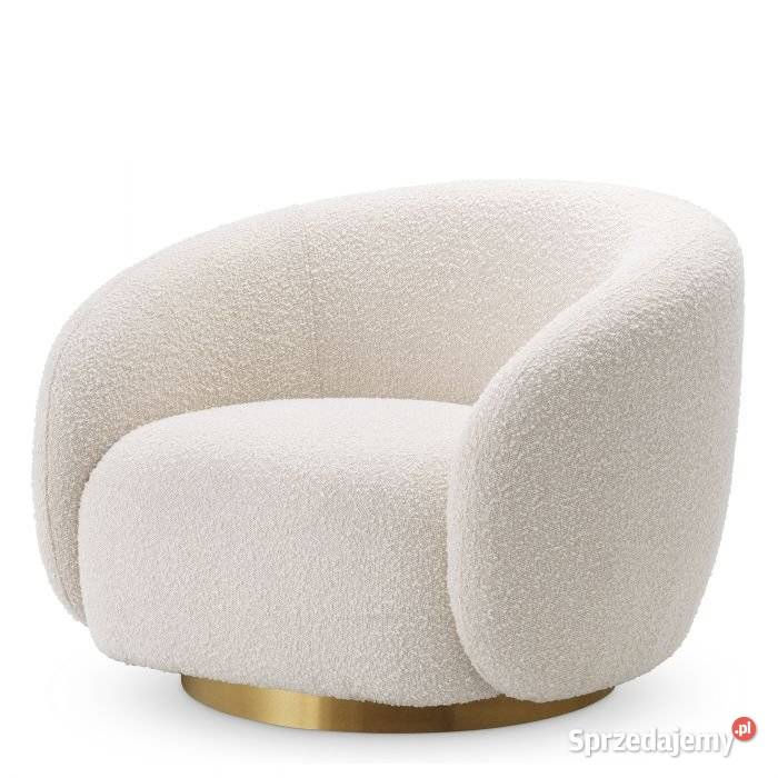 Elegancki fotel obrotowy Eichholtz Brice Limanowa sprzedam